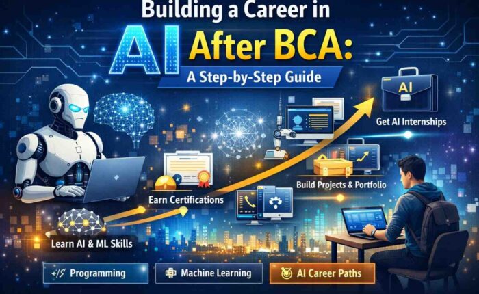 Building a Career in AI After BCA A Step-by-Step Guide