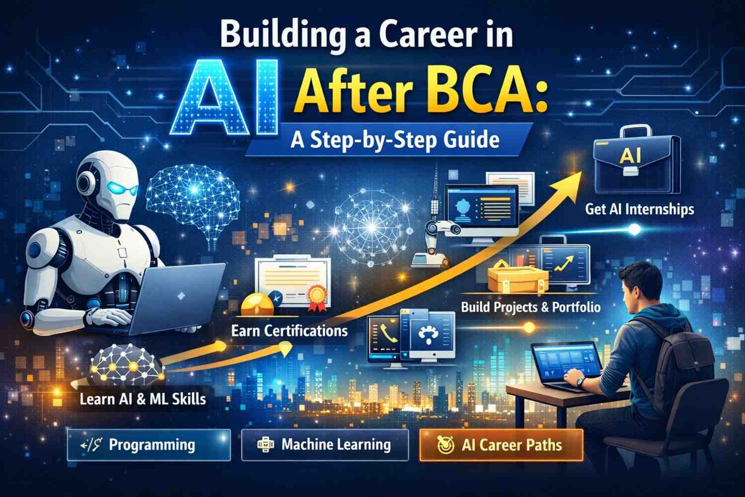 Building a Career in AI After BCA A Step-by-Step Guide